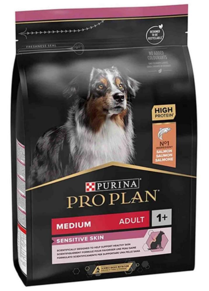 Proplan Medium Adult Somonlu Orta Irk Yetişkin Köpek Maması 3 Kg