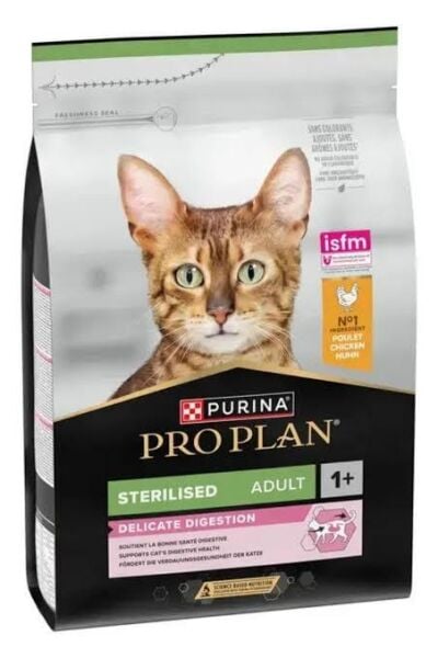 Pro Plan Delicate Tavuklu Kısırlaştırılmış Kedi Maması 3 Kg