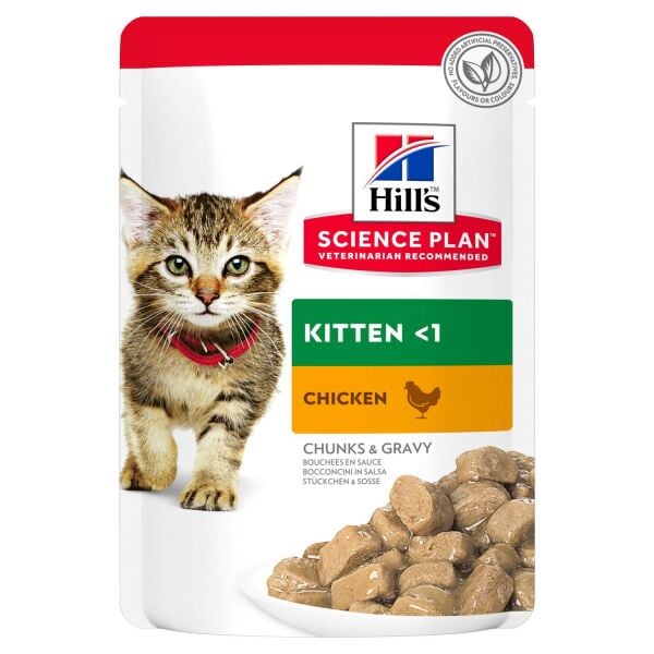 Hill's SCIENCE PLAN Tavuklu Yavru Kedi Konservesi 85 Gr 12'li