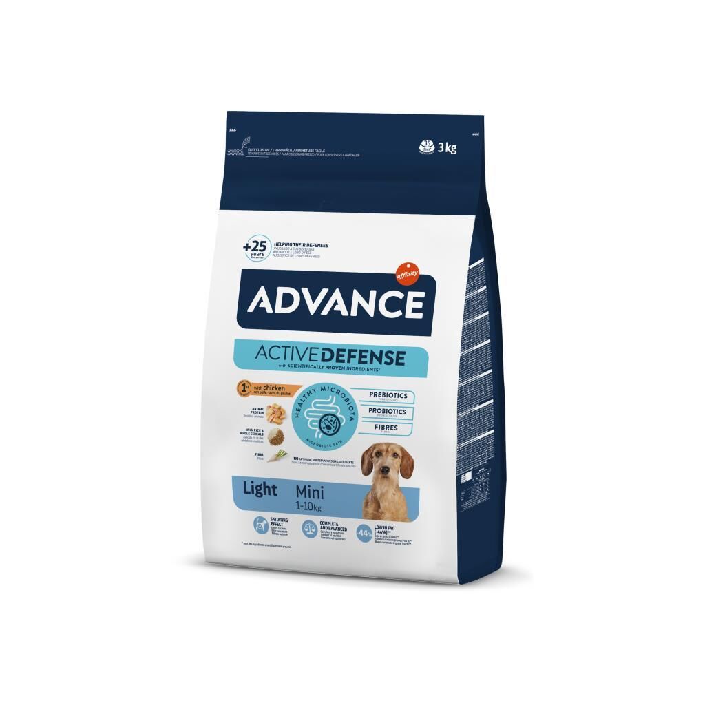 Advance Mini Light Düşük Kalorili Küçük Irk Yetişkin Köpek Maması 3 Kg