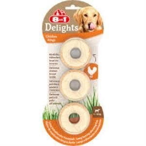 8in1 Delight Rings Yuvarlak Köpek Çiğneme Kemiği 119 Gr