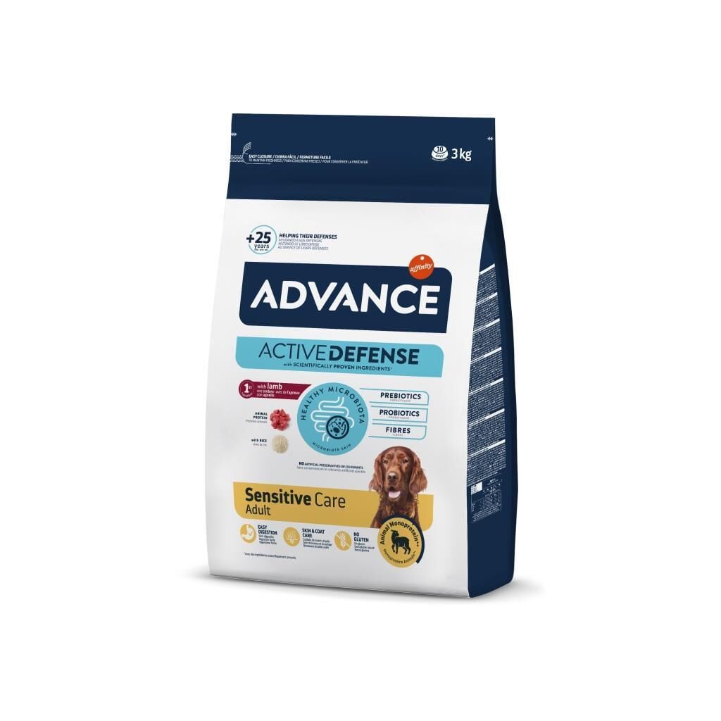 Advance Kuzu Etli ve Pirinçli Hassas Yetişkin Köpek Maması 3 Kg