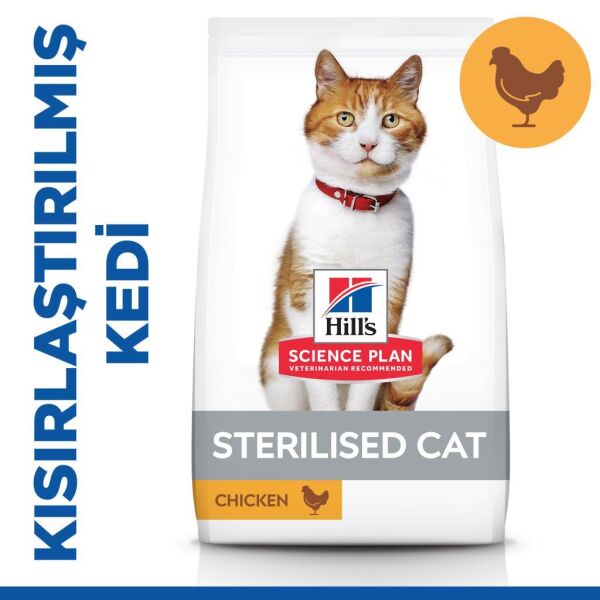 Hill's SCIENCE PLAN  Tavuklu Kısırlaştırılmış Kedi Maması 15 Kg