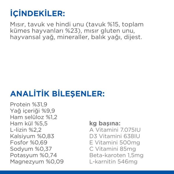 Hill's SCIENCE PLAN  Tavuklu Kısırlaştırılmış Kedi Maması 15 Kg