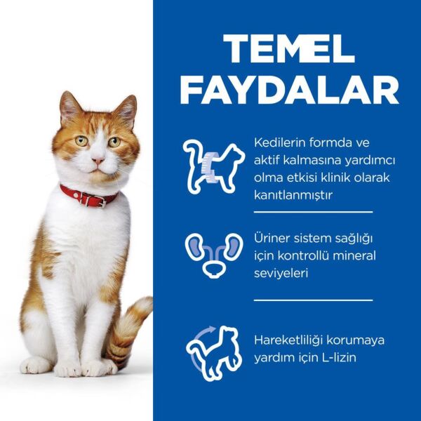 Hill's SCIENCE PLAN Ördekli Kısırlaştırılmış Yetişkin Kedi Maması 3kg