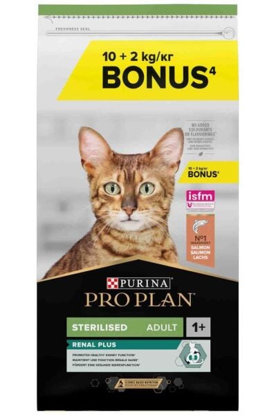 Proplan Somonlu ve Pirinçli Kısırlaştırılmış Kedi Maması 10+2 Kg