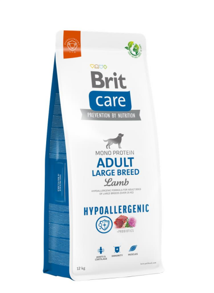 Brit Care Hipoalerjenik Kuzulu Büyük Irk Yetişkin Köpek Maması 12 Kg