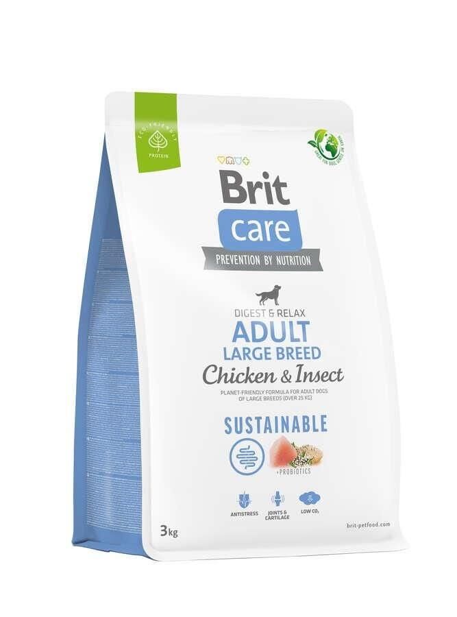 Brit Care Digest & Relax Tavuklu Larva Proteinli Büyük Irk Yetişkin Köpek Maması 3 Kg