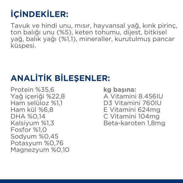 Hill's SCIENCE PLAN Ton Balıklı Yavru Kedi Maması 1+0.5kg