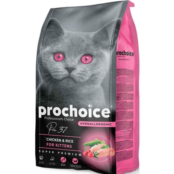 ProChoice 37 Tavuklu ve Pirinçli Yavru Kedi Maması 15 Kg