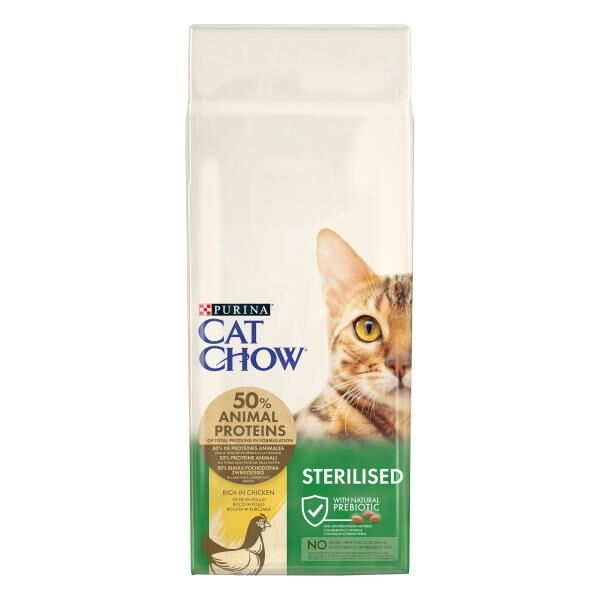 Purina Cat Chow Sterilised Tavuklu Kısırlaştırılmış Yetişkin Kedi Maması 15 Kg