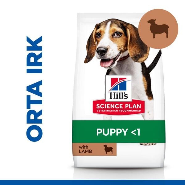 Hill's SCIENCE PLAN Kuzulu ve Pirinçli Orta Irk Yavru Köpek Maması 12+2kg