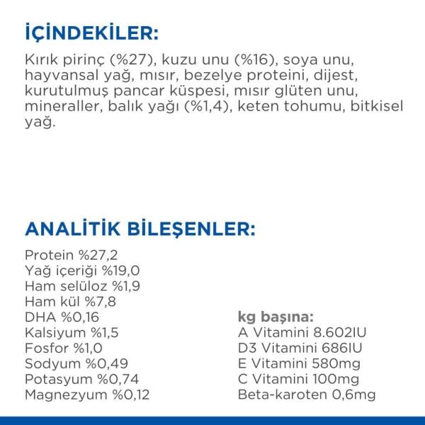 Hill's SCIENCE PLAN Kuzulu ve Pirinçli Orta Irk Yavru Köpek Maması 12+2kg