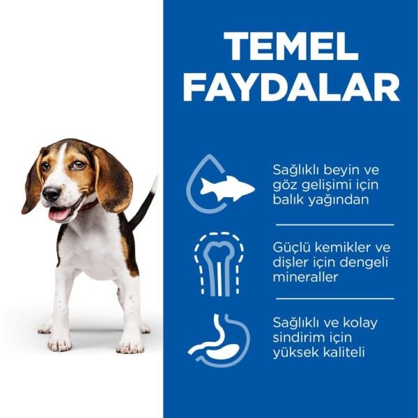 Hill's SCIENCE PLAN Kuzulu ve Pirinçli Orta Irk Yavru Köpek Maması 12+2kg
