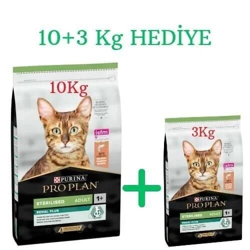 Proplan Somonlu Kısırlaştırılmış Kedi Maması 10 Kg + 3Kg Hediye