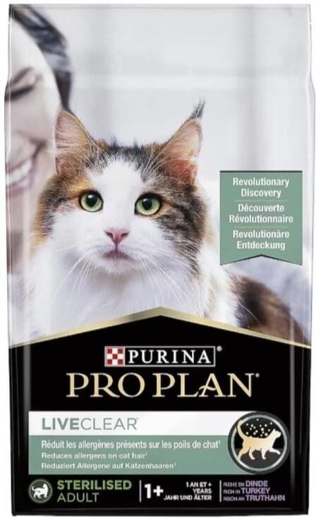 Proplan LiveClear Hindili Kısırlaştırılmış Kedi Maması 7 Kg