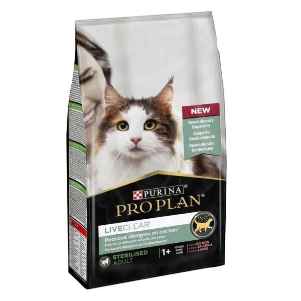 Proplan LiveClear Somonlu Kısırlaştırılmış Kedi Maması 1,4 Kg