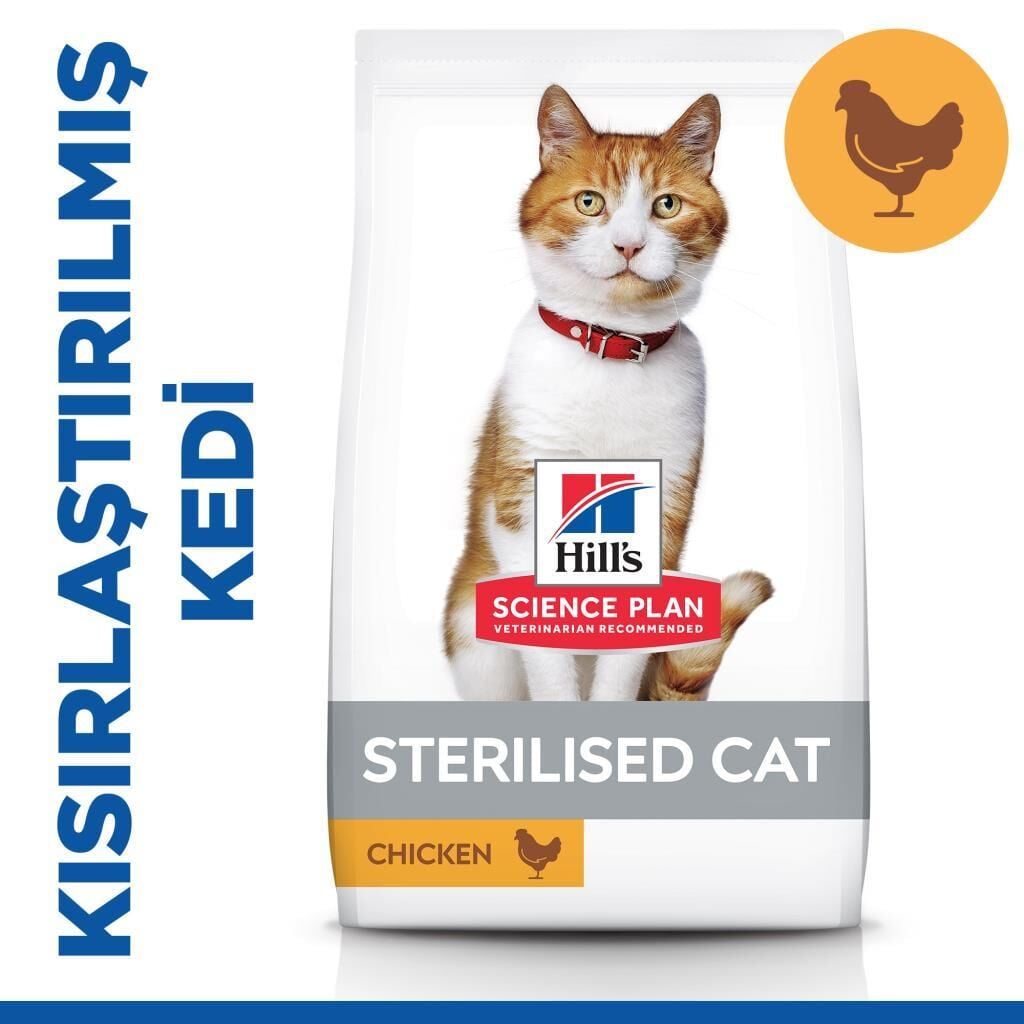 Hill's SCIENCE PLAN Tavuklu Kısırlaştırılmış Yetişkin Kedi Maması 3kg
