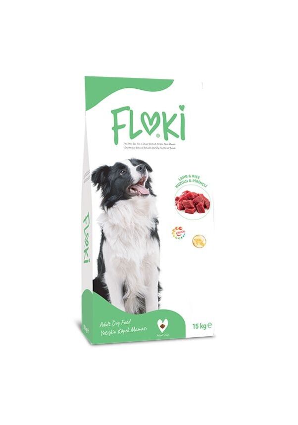 Floki Kuzu Etli Yetişkin Köpek Maması 15 Kg