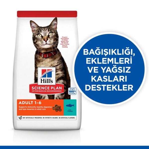 Hill's SCIENCE PLAN Tuna Balıklı Yetişkin Kedi Maması 1,5 Kg