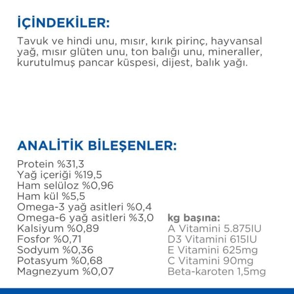 Hill's SCIENCE PLAN Tuna Balıklı Yetişkin Kedi Maması 1,5 Kg