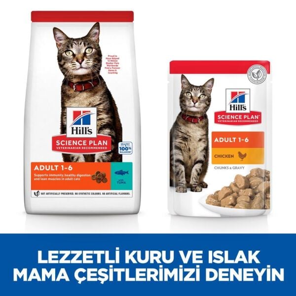 Hill's SCIENCE PLAN Tuna Balıklı Yetişkin Kedi Maması 1,5 Kg