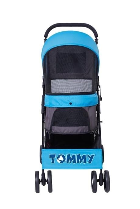 Tommy Evcil Hayvan Arabası Mavi 67*47*98 Cm Max 15 Kg