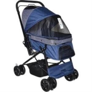 Tommy Evcil Hayvan Arabası Mavi 76.5*44*99 Cm Max 15 Kg