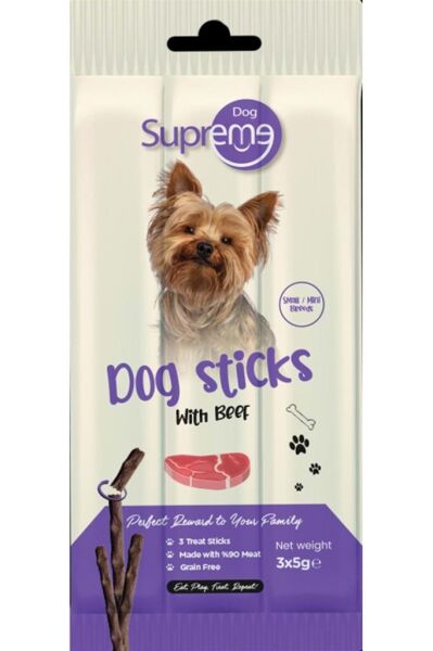 Supreme Dog Sığır Etli Ödül Çubuk 3x5 Gr