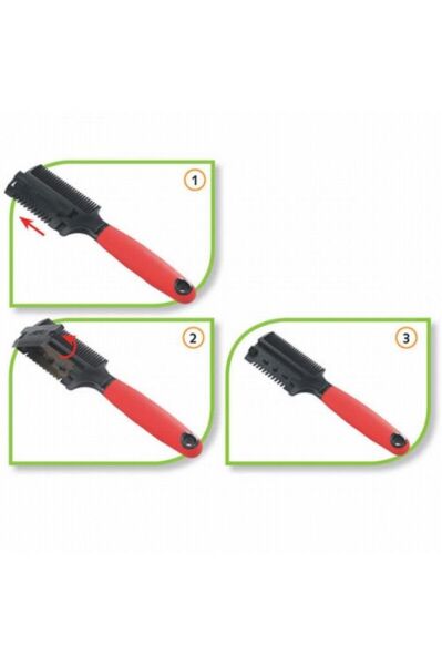 Ferplast Gro 5951 Çift Taraflı Köpek Tarağı 18,3x4,5x1,8 Cm