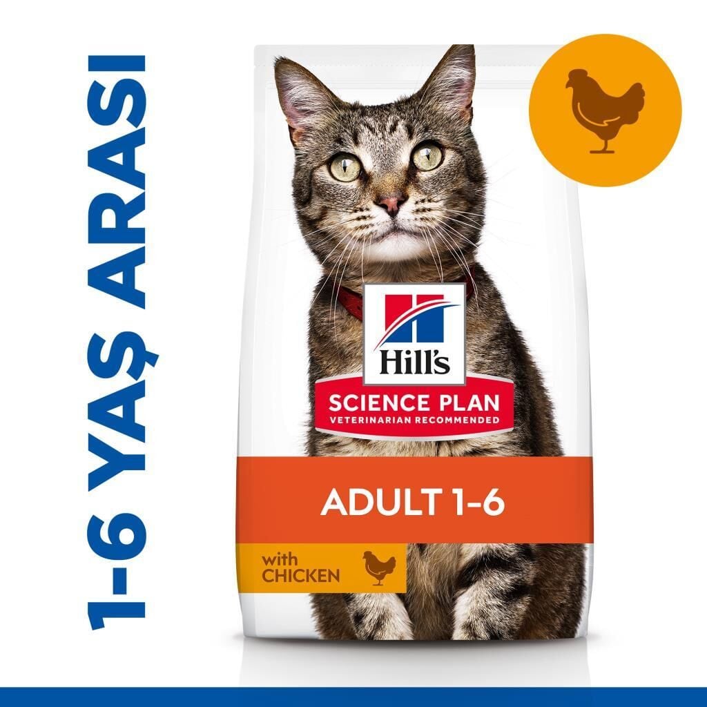 Hill's SCIENCE PLAN Yetişkin Tavuklu Kedi Maması 13+2 kg