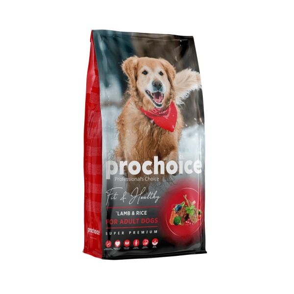 Prochoice Kuzulu ve Pirinçli Yetişkin Köpek Maması 3 Kg