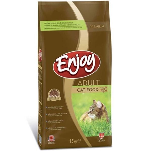 Enjoy Tavuklu Yetişkin Kedi Maması 15+1 Kg