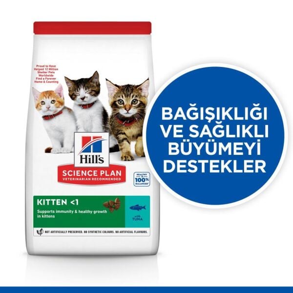 Hill's SCIENCE PLAN Ton Balıklı Yavru Kedi Maması 5+2kg