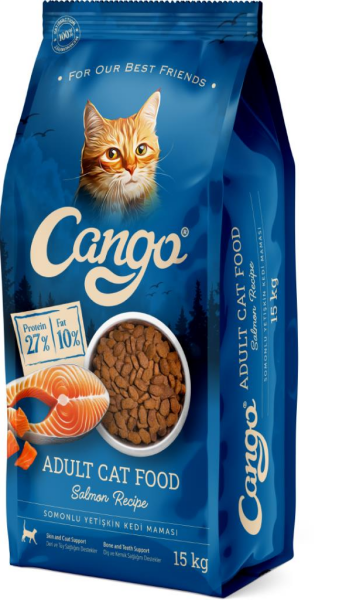 Cango Somonlu Yetişkin Kedi Maması 15 Kg