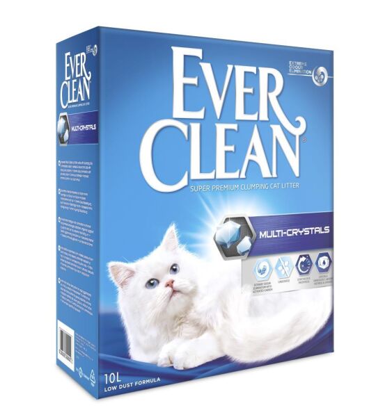 Ever Clean Multi Crystal Kokuyu Hapseden Kokusuz Kedi Kumu 10 Lt