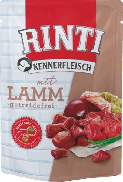 Rıntı Kuzulu Pouch Köpek Maması 400g