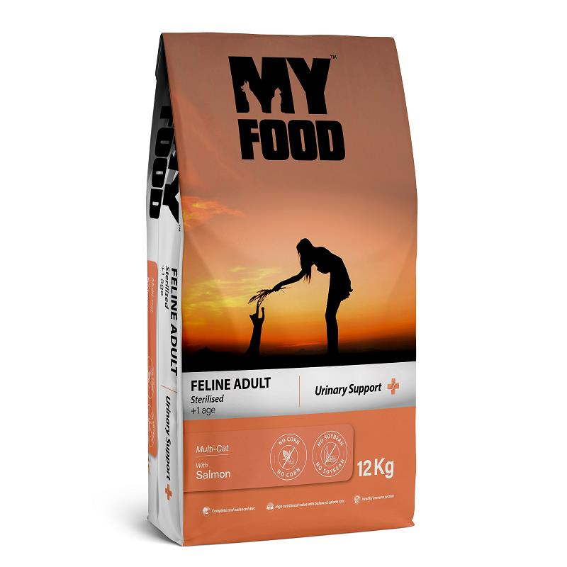 My Food Somonlu Kısırlaştırılmış Kedi Maması 12 Kg