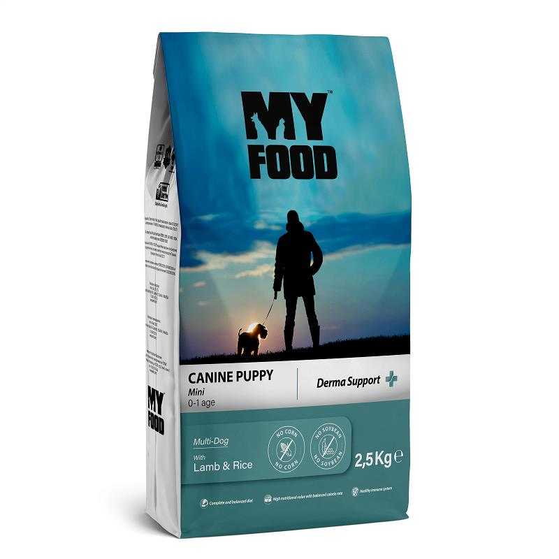 My Food Kuzulu ve Pirinçli Küçük Irk Yavru Köpek Maması 2,5 Kg