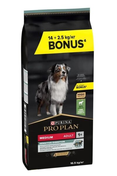 Proplan Medium Adult Kuzulu Orta Irk Yetişkin Köpek Maması 14+2,5 Kg