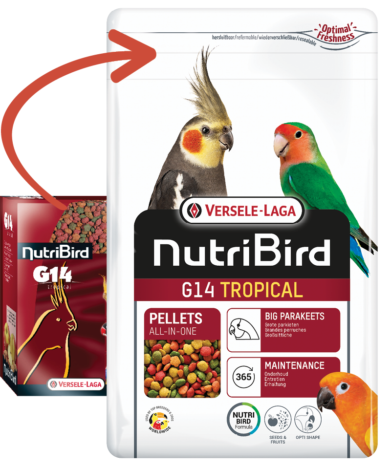 Versele Laga Nutrıbırd G14 Tropıcal Paraket Pelet Yem 10kg