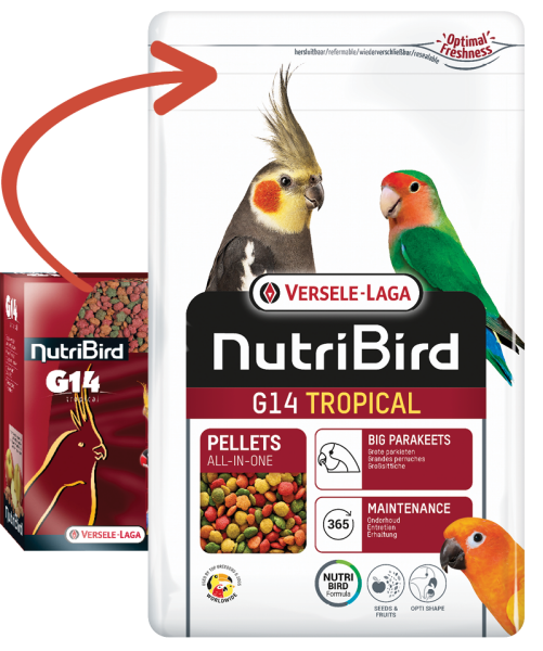 Versele Laga Nutrıbırd G14 Tropıcal Paraket Pelet Yem 10kg