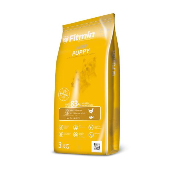 Fitmin Küçük Irk Tavuklu Yavru Köpek Maması 3 Kg