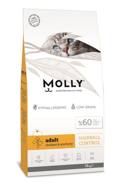 Molly Tavuklu Yetişkin Kedi Maması 15 Kg