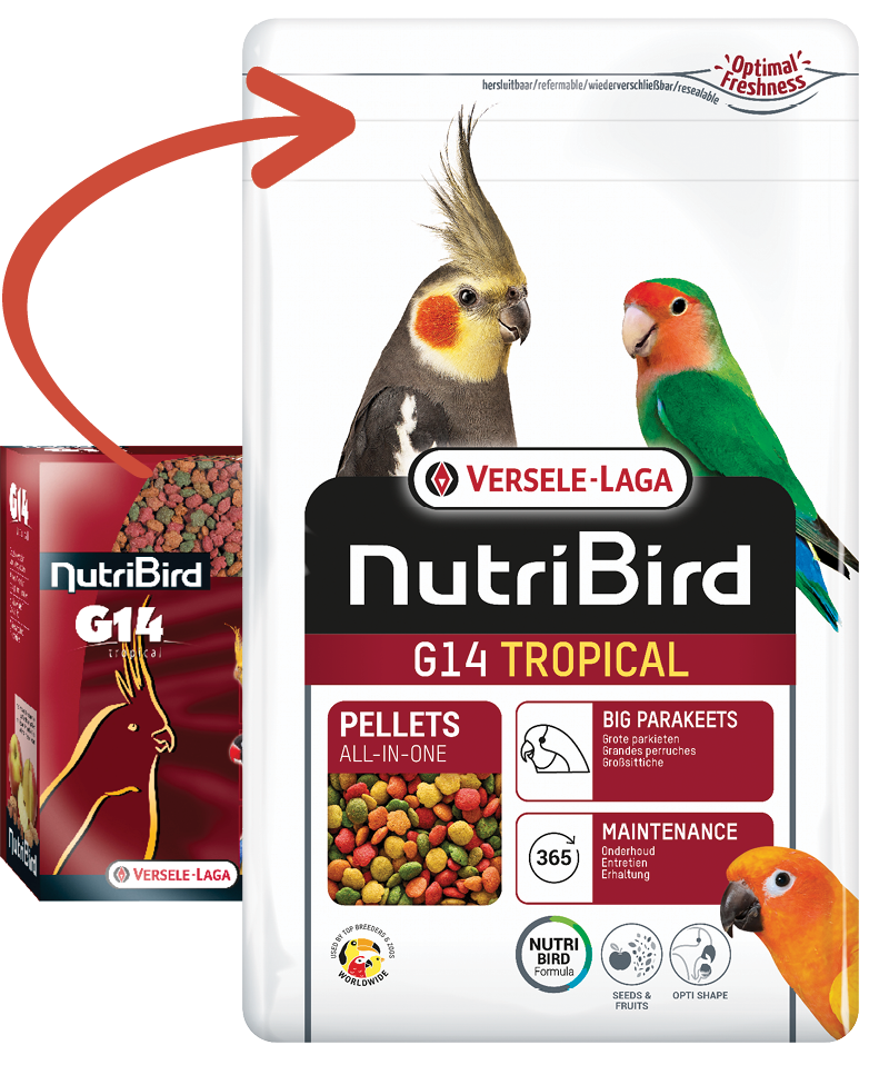 Versele Laga Nutrıbırd G14 Tropıcal Paraket Pelet Yem 1kg