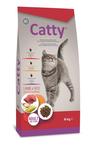 Catty Kuzulu Yetişkin Kedi Maması 15 Kg
