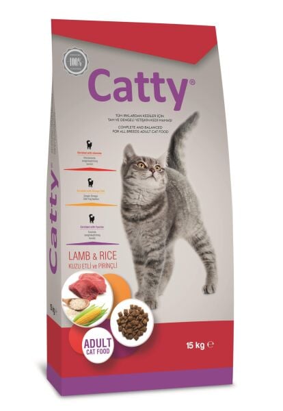 Catty Kuzulu Yetişkin Kedi Maması 15 Kg