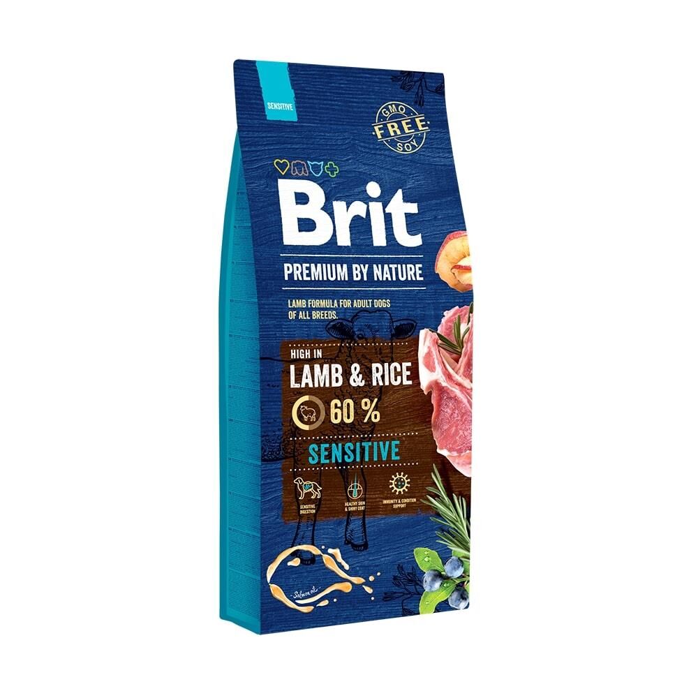 Brit Premium Kuzulu Hassas Yetişkin Köpek Maması 15 Kg