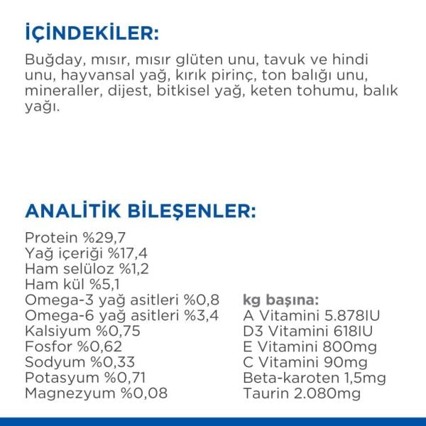 Hill's SCIENCE PLAN Ton Balıklı Yaşlı Kedi Maması 1,5 Kg