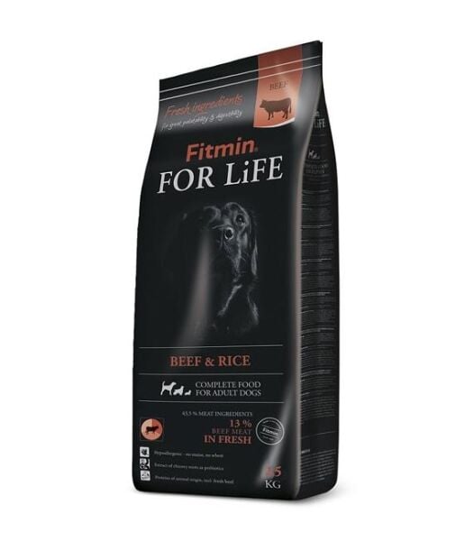 Fitmin For Life Biftekli Yetişkin Köpek Maması 2,5 Kg